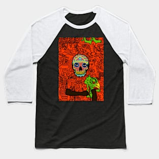 Charlie NFT - MaleMask with MexicanEye Color and DarkSkin on OpenSea Baseball T-Shirt